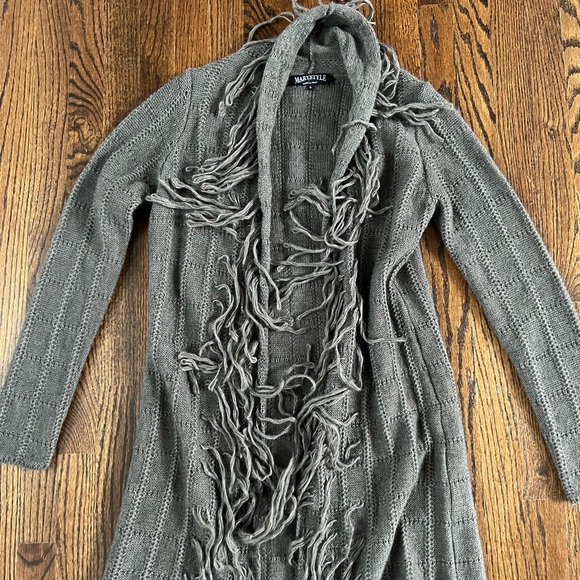 Brown Mohair Cardigan/Duster - Picture 1 of 7